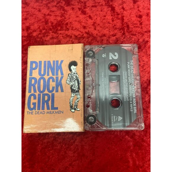 The Dead Milkmen Punk Rock Girl Cassette Single 1988 Enigma Records - Picture 4 of 5